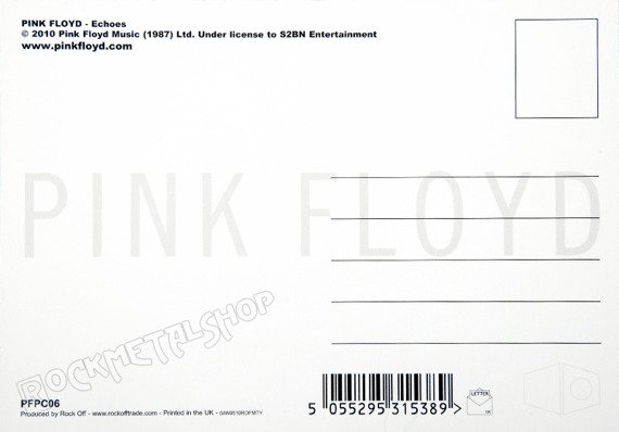 pocztówka PINK FLOYD - ECHOES